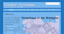 Desktop Screenshot of finistere-ferienhaus.de