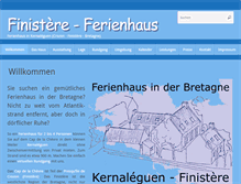 Tablet Screenshot of finistere-ferienhaus.de